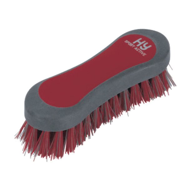 HySHINE - Cepillo de cara modelo Active Groom para caballos (Merlot Vivo)