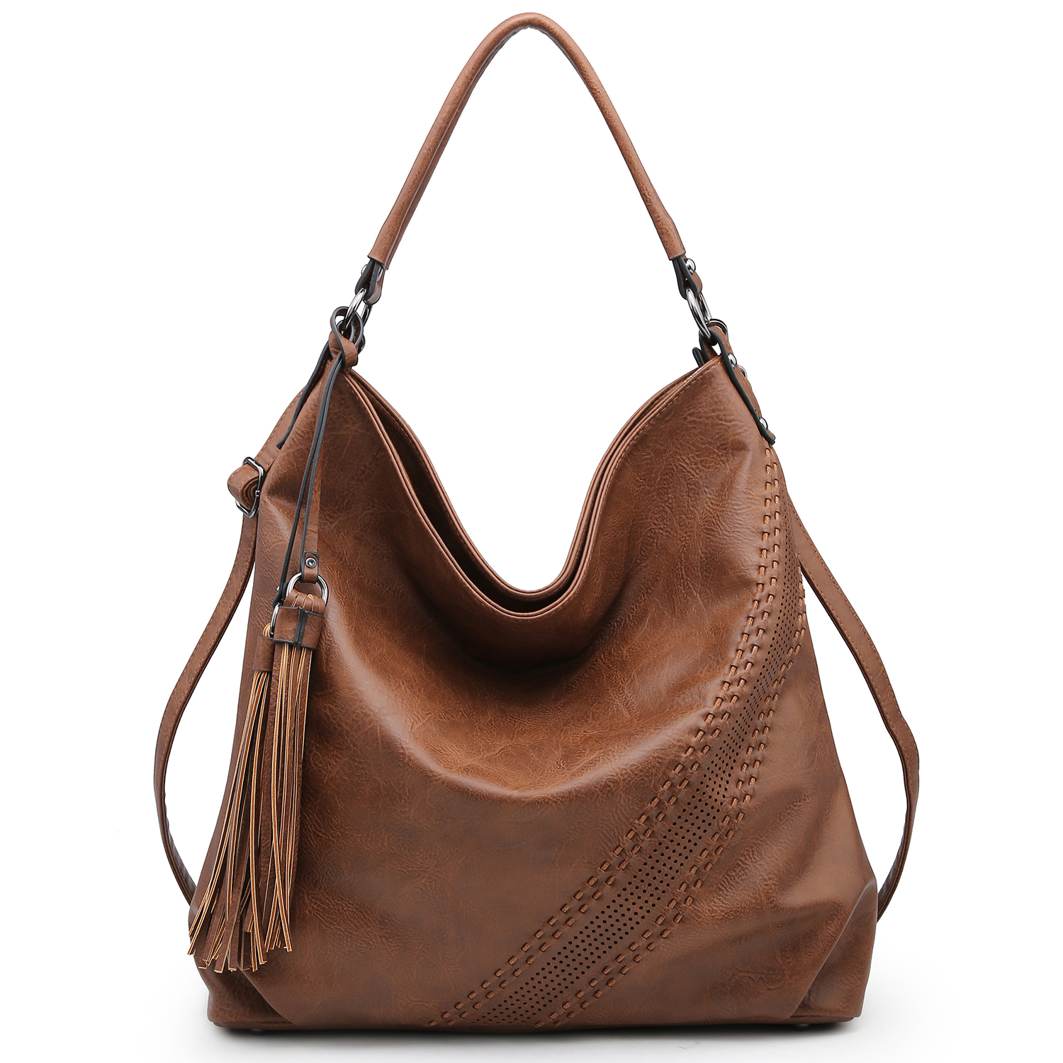 soft leather hobo shoulder bags