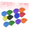 thumbnail image 4 of Car Key Chain 32 Pcs Colored Labels Car Key Holder Key Covers Caps Silicone Key Cover Key Covers for Car Keys PVC Key Caps PVC Key Covers Key Identifier Caps Key Ring Door, 4 of 5