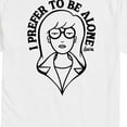 thumbnail image 3 of Daria - I Prefer To Be Alone - Men's Short Sleeve Graphic T-Shirt, 3 of 5