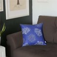 thumbnail image 1 of HomeRoots 399395 Blue & Silver Coral Reef Decorative Throw Pillow, Multi Color, 1 of 1