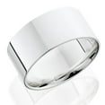 thumbnail image 3 of Pompeii 10mm Flat High Polished Wedding Band 10K White Gold (,), 3 of 5