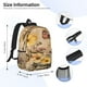 thumbnail image 5 of Easygdp Vintage Floral Butterfly Collage Mochila Ligera de 15 Pulgadas para Estudiantes, Mochila Cómoda para la Escuela y Viajes, Correas Ajustables, 5 of 6