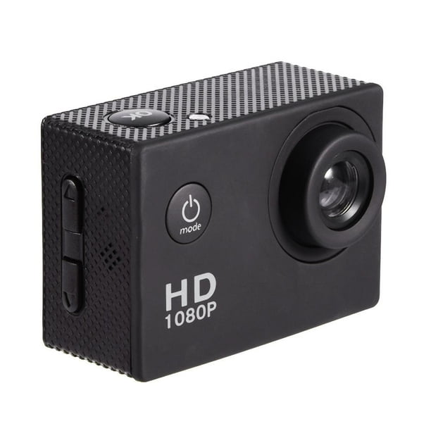 Cámara Deportiva 4K,Videocámara Pantalla Táctil de 2.0 Pulgadas Batería de 900mAh, Gran Angular 90 °, Adecuada para el Buceo de Surf, con Mini DV (Negro) Ecomeon ZT3235