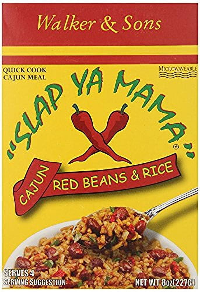 (6 pack) Slap Ya Mama Walker & Sons Slap Ya Mama Red Beans & Rice Mix, 8 oz