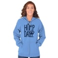 thumbnail image 3 of Hump Day Funny Camel Office Workout Zip Up Hoodie Men's Women's Brisco Brands L, 3 of 6