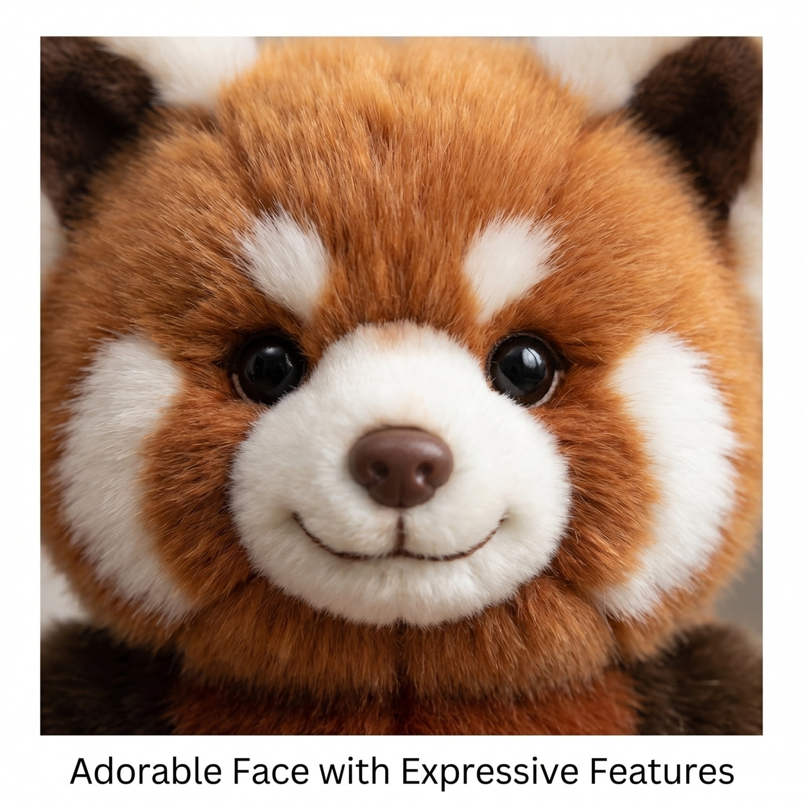 Red Panda Plush, 21 Inch Extra Large Stuffed Animal, Ultra Soft Rust Brown Plushie, Weighted Cuddly Toy for Bedroom & Nursery 2PCS Red
