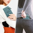 thumbnail image 5 of Small Wallet for Women Ladies PU Leather Card Holder Mini Compact Purse with Zipper Coin Pocket, 5 of 5