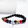thumbnail image 4 of EOEMY 8mm 7 Chakra Men'S Hematite Natural Stone Lion Buddha Beaded Charm Bracelet Gift-176-43, 4 of 4