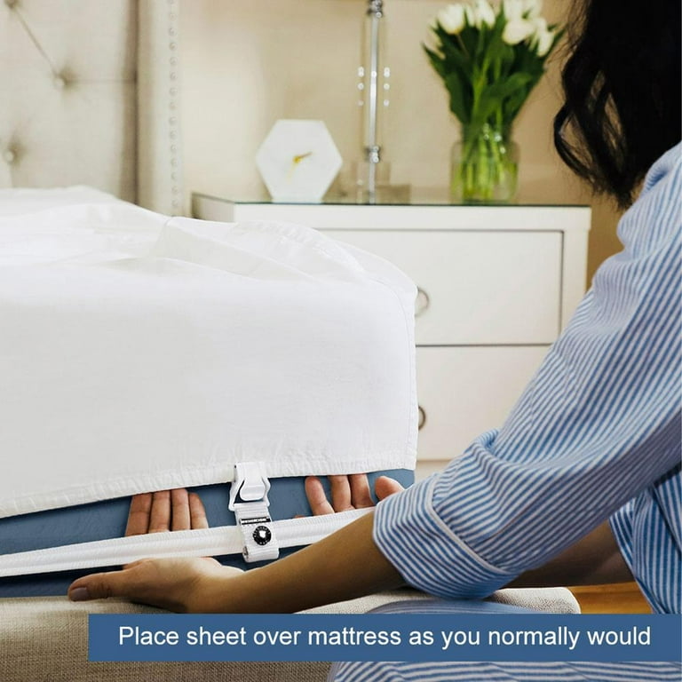 16 Pcs Bedsheet Holders Bed Sheet Corner Holders Fitted Sheet