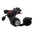 thumbnail image 1 of Motorcycle Accessories Dual USB Charger Outlet Interface Socket Power for CRF300L CRF300 L CRF 300L 250L, 1 of 5