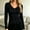 Black women's long sleeve v neck top a1, variant on Women's Fall Winter Long Sleeve V Neck Ribbed Knit Tops Slim Basic Casual Pullover Blouses Solid Dressy Trendy T Shirts for Work Vacation Fashion Clothes, Blue S