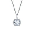 thumbnail image 3 of Lafonn Classic Sterling Silver Platinum Plated Lassire Simulated Diamond Necklace (2.3 CTTW), 3 of 5