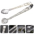 thumbnail image 3 of 2Pcs Pinces à Glaçons en Acier Inoxydable Pinces à Sucre Pinces à Aliments de Cuisine Servant la Pince, 3 of 9