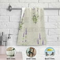 thumbnail image 6 of Dreamtimes Lavender Soft Hand Towels 2-Piece Absorbent Bath Towel Decorative Fingertip Towels for Bathroom Gym Spa Hotel Beach Swimming Pool,14.4" x 28.3", 6 of 7