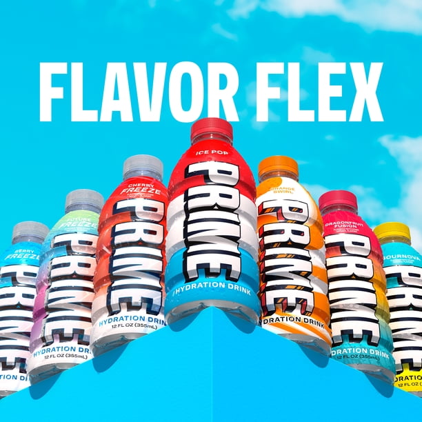 Prime Hydration Sports Drink Ice Pop Cherry Freeze Berry Freeze 12