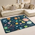 thumbnail image 2 of SKYSONIC Space Elements Lightweight Carpet Mats Area Soft Rugs Floor Mat Doormat Decoration for Rooms Entrance 36x24 inches, 2 of 6