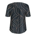thumbnail image 5 of Xdegoge Womens Blouses Short Sleeve Plus Size Tops Fashion Printed Crew Neck Oversized T Shirt Loose Fit Tunic Summer Tops Casual Boho Tees Ropa Mujer My Orders At Walmart Cancel Membership, 5 of 6