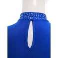 thumbnail image 5 of iiniim 2 Piece Women Cheer Leader Costume Top Skirt Cosplay Cheer Halloween Cheerleading Party Royal Blue XL, 5 of 7