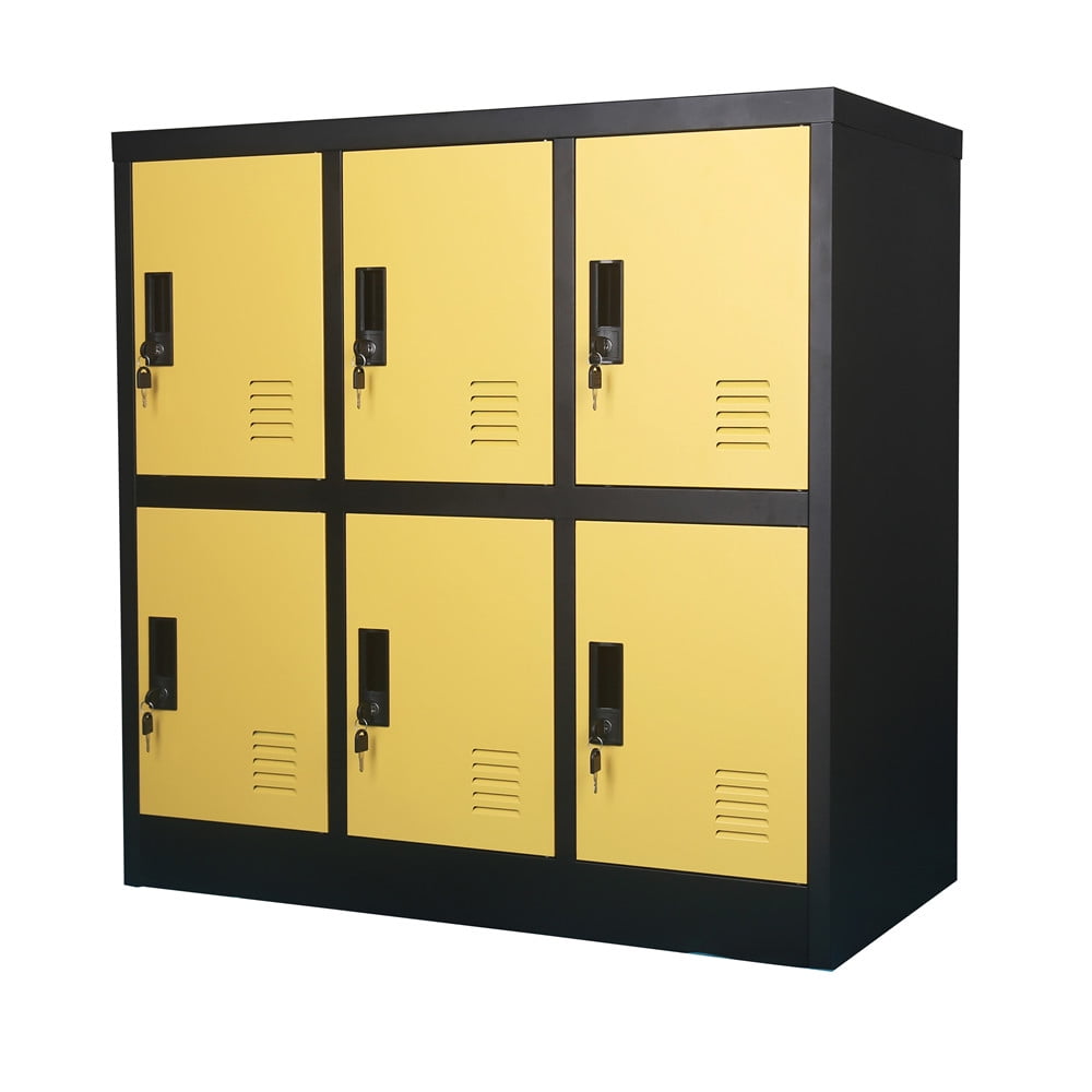 MECOLOR Metal Office and Home Storage Locker with 9 Doors Thin Edge Beautiful Appearance