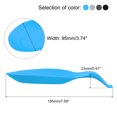 thumbnail image 2 of Silicona Cuchara Descanso, 7.68 x 3.74 Calor Resistente Cocina Utensilio Soporte Espátula Cucharón Descanso para Mostrador Estufa Tapa, Azul/Negro/Claro Gris/Oscuro Gris 1 Juego, 2 of 6