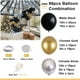 thumbnail image 3 of Kit de arco de globos YANSION dorados negros y plateados, 3 of 8