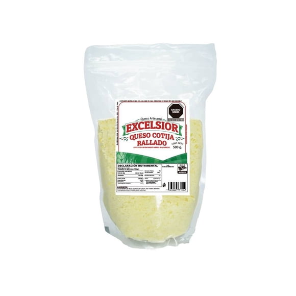 Queso cotija Excelsior rallado 500 g