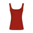 thumbnail image 6 of Ynynloco Womens Halter Tops Deep Scoop Neck Low Cut Racerback Tank Top for Women Workout Ribbed Knit Fitted Sleeveless Cami Shirt, 6 of 6