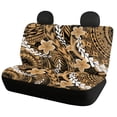 thumbnail image 2 of Pzuqiu Tropical Floral Print Car Decor Accessories Easy to Install Car Seat Covers Full Set Soft Front and Rear Seat Cover Set Fit for Sedans Truck, 2 of 10