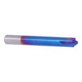 thumbnail image 2 of Router Bits, Upcut Spiral Router Bit  Production Blue Coating CNC Router Bits  For Carving Fine Slicing R0.5 X D4 X 50L,R1.5 X D6 X 50L,R2.5 X D6 X 50L,R2.0 X D6 X 50L,R3 X D8 X, 2 of 8
