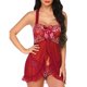 thumbnail image 2 of Gibobby Lencería mujer erótica Conjunto de Lencería Erótica Ropa Interior Sexy para Mujer, Camisón de Una Pieza con Tanga, Ropa de Dormir para Mujer(Rojo, XG), 2 of 4