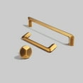 thumbnail image 7 of Goo-Ki Brushed Bronze Zinc Alloy Cabinet Handles - 6.3''( 160mm ) Hole Center Affordable Luxury Cabinet Pull Hardware for Bedroom, Kitchen, 10 Pack, 7 of 7