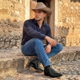 thumbnail image 6 of The Western Shops Men's Genuine Leather Short Ankle Cowboy, Charro Botin, 6 of 6