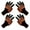 Brown-two Pairs of Gloves With Claws, variant on Garden Gloves With Claws 2 Pairs for Digging Weed Pulling Garden Finger Claws Gloves Outdoor Protective Work Gloves