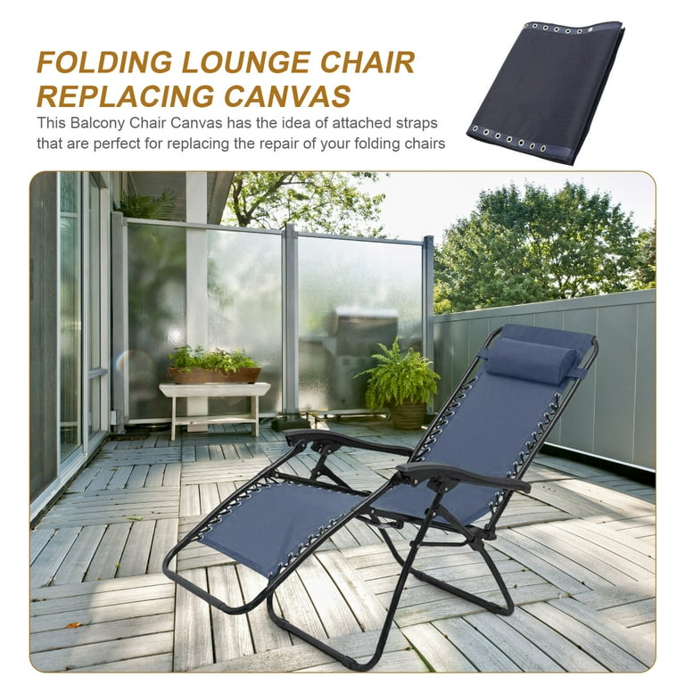 Recliner Replacement Canvas Folding Lounge Cloth Chair Fabric Outdoor Patio Seating Mesh