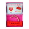 Way To Celebrate Fire Truck Eraser Valentine's Day Cards,
