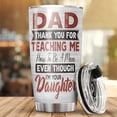 thumbnail image 3 of Dad Tumbler, Gifts for Dad, Dad Daughter Tumbler 20 Oz Stainless Steel with Lid, Best Friends For Life Travel Mug, Daddy Coffee Cup, Father Days Gifts, 3 of 6