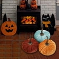 thumbnail image 4 of 3 calabazas de Acción de Gracias, calabazas de terciopelo, calabazas artificiales decorativas rústicas, calabazas de para fiestas, bodas en Estilo B, 4 of 8