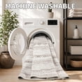 thumbnail image 4 of VUNATE 5'x7' Area Rugs for Living Room Washable Rugs Boho Moroccan Area Rug Soft Neutral Geometric Bohemian Carpet Distressed Indoor Rug for Bedroom Dining Room Office Foldable Nonslip Rug Coffee, 4 of 7