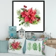thumbnail image 3 of Designart 'Christmas Fir Branch and Holly Mistletoe Berries I' Traditional Framed Art Print, 3 of 4
