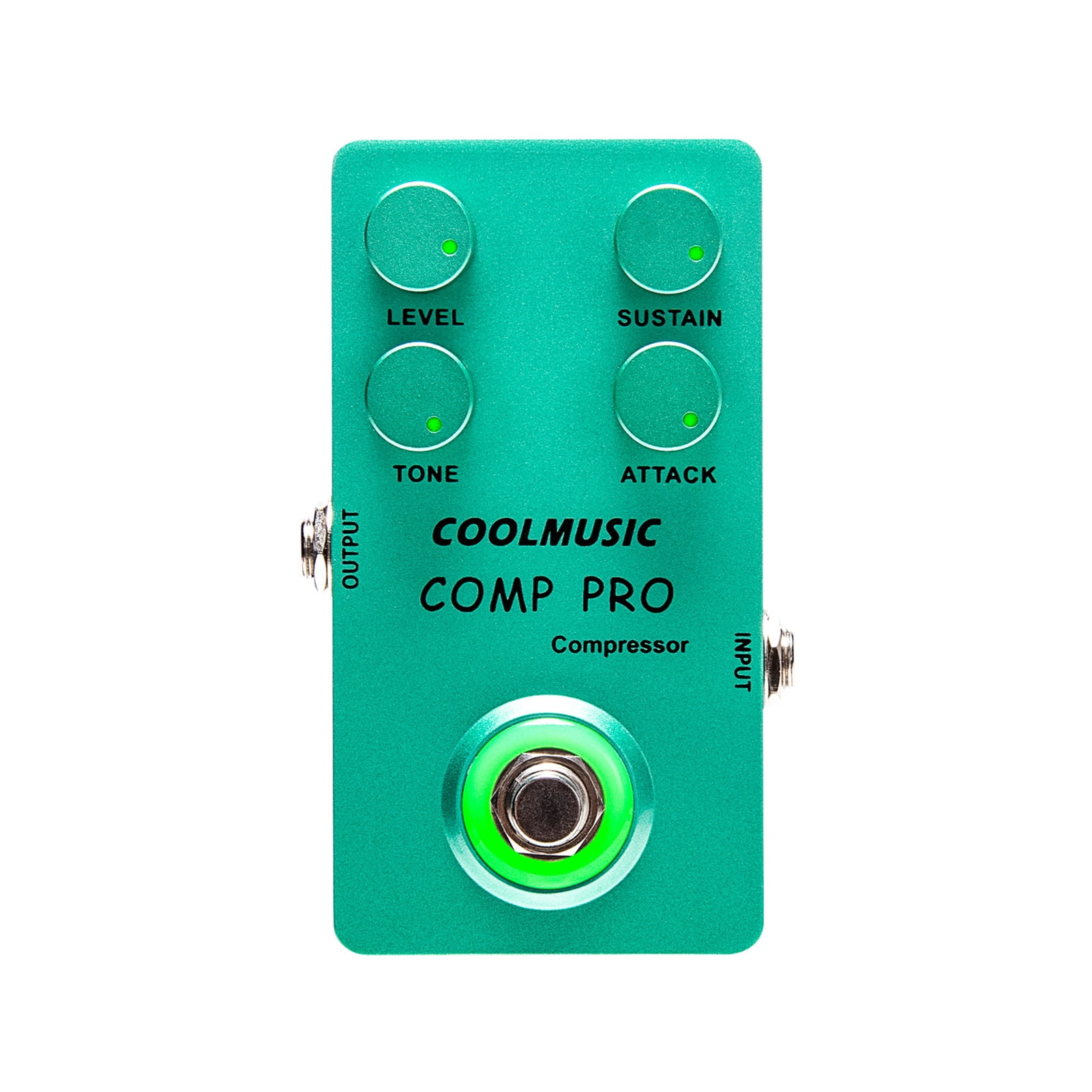 COOLMUSIC Compressor Effect Pedal True Bypass Guitar Effect Pedals with