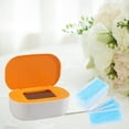 thumbnail image 4 of relayinert Stylish Desktop Countertop Mask Dispenser Storage Box with Lid Spacious Holder Plastic Baby Yellow 21x14x7.8cm 1Set, 4 of 6