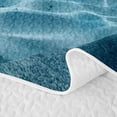 thumbnail image 5 of Erosebridal Marine Sea Bed Spread Queen, Coastal Beach Queen Coverlet Set, Reversible 3-Piece, 1 Quilt and 2 Pillowcases, 5 of 7