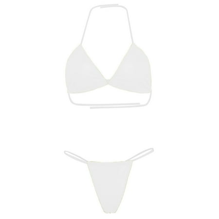 

Strapless Bras for Women Sports Bras for Women Fashionista Lady Sexy Sexy Underwear Bikini Set Two Piece Swimsuit Lingerie for Women Plus Size Push up Bras for Women Clearance on Sales White L