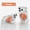 Orange, variant on Qonioi Silicone Magnetic Ring Rotating Metal Bracket, Multifunctional Desktop Phone Holder with Soft Touch Anti-Slip, Ergonomic Finger Grip for Video Calls Watching Videos
