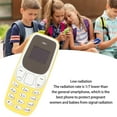 thumbnail image 4 of Sorven Smallest Unlocked Phone World's smallest headset, Mini Cell Phone with Voice Changer, Hands Free Music Player for GSM 2G 850 900 1800 1900MHz Nano Dual SIM Nano, 4 of 7