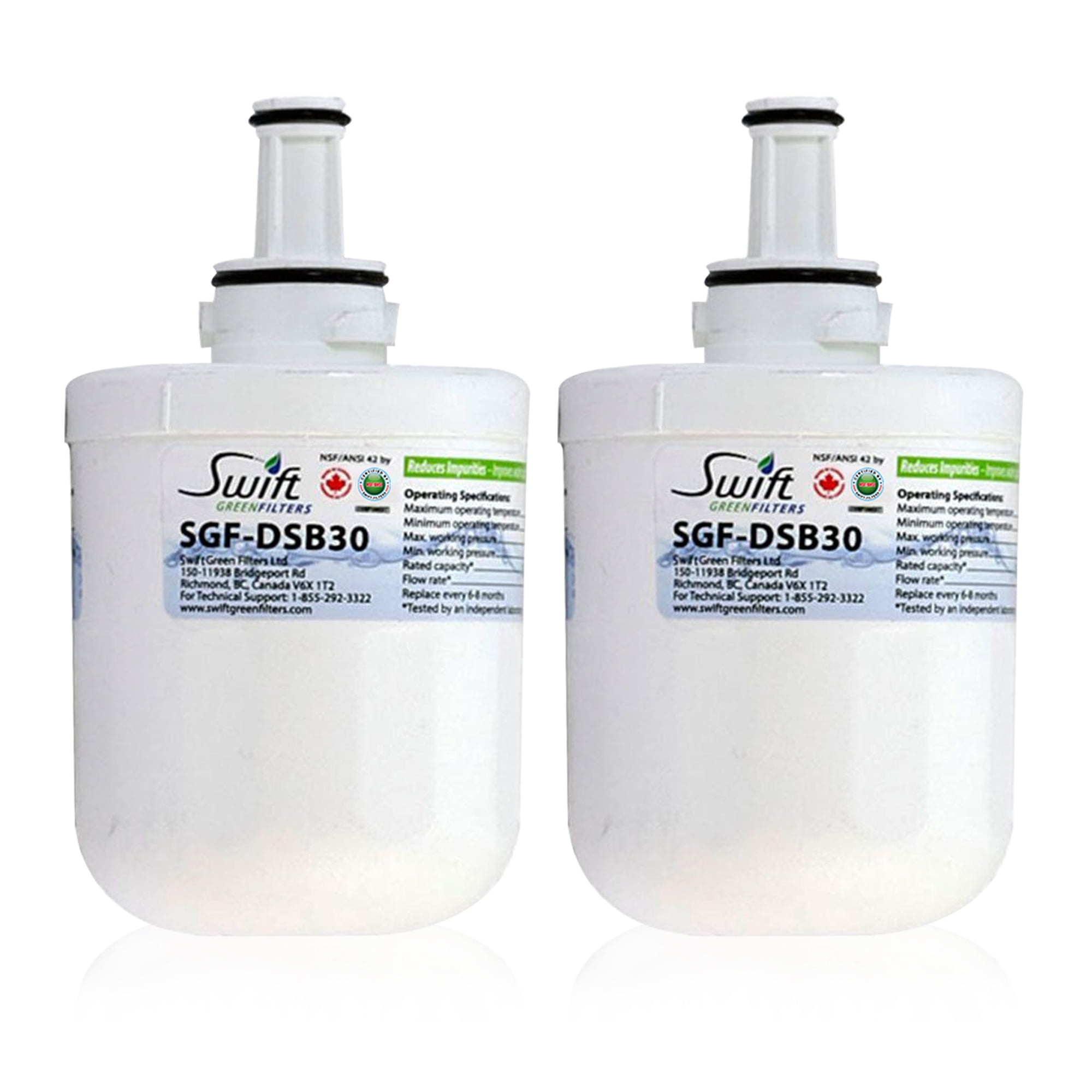 Swift Green Filters SGF-DSB30 Compatible Refrigerator Water Filter for DA2900003 (Pack of 3)