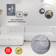 thumbnail image 4 of Sala modular AIRJOL™ YY-27 Ivory — Modular Capitonado de Inspiración Italiana, 4 of 8