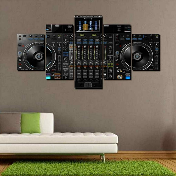 Sound Music Vinyl DJ Player Canvas Printed player DJ player canvas canvas Oil Painting Poster Picture for Home Office Wall Decoration