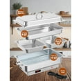 thumbnail image 6 of Garvee Electric Chafing Dish 9 Qt with Digital Display, Warming Tray, Stainless Steel Buffet Servers, Set of 2, 6 of 7